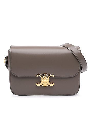 Céline Classique Shiny Calfskin Triomphe Crossbody (view 1)