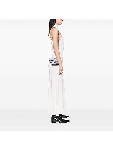 Burberry Lambskin Rose Chain Clutch (view 2)