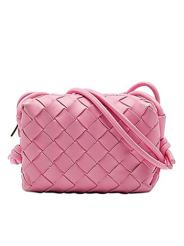 Bottega Veneta Candy Lambskin Intrecciato Loop Camera Bag (view 1)