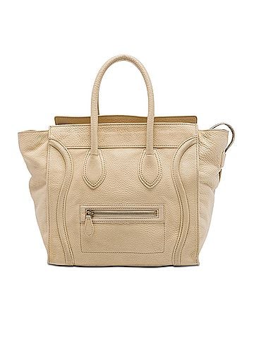 Céline Mini Drummed Calfskin Luggage Tote (view 1)
