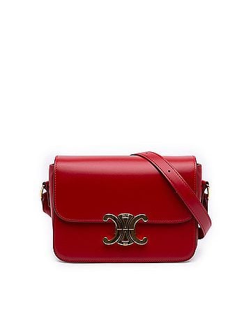 Céline Teen Shiny Calfskin Triomphe Crossbody (view 1)