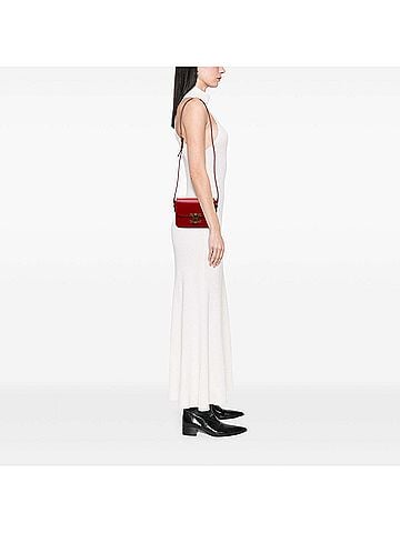 Céline Teen Shiny Calfskin Triomphe Crossbody (view 2)