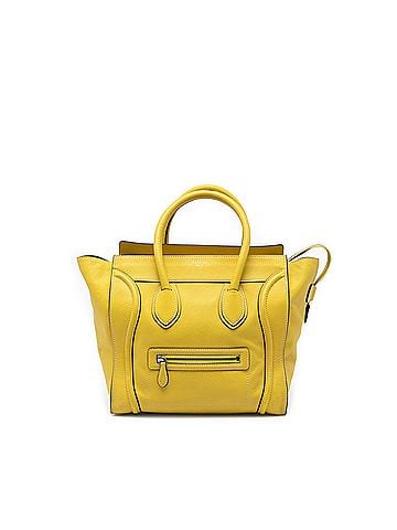 Céline Mini Calfskin Luggage Tote (view 1)