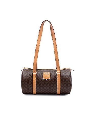 Céline Macadam Coated Canvas Shoulder Bag (view 1)