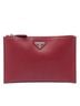 Prada 100% Leather Red Saffiano Clutch One size - photo 1