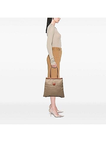 Céline Macadam Coated Canvas Tote (view 2)