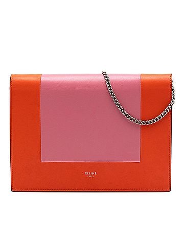 Céline Leather Frame Wallet on Chain (view 1)