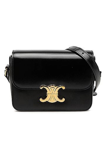 Céline Teen Shiny Calfskin Triomphe Crossbody (view 1)