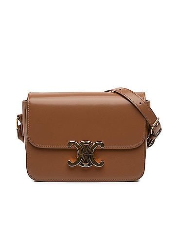 Céline Teen Shiny Calfskin Triomphe Crossbody (view 1)