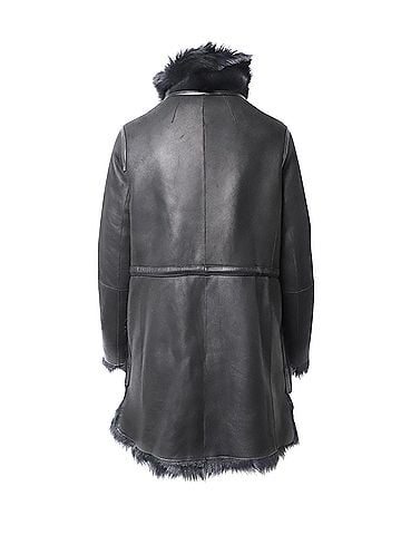 Yves Salomon Yves Salomon Reversible Shearing Parka in Lambskin Leather (view 2)