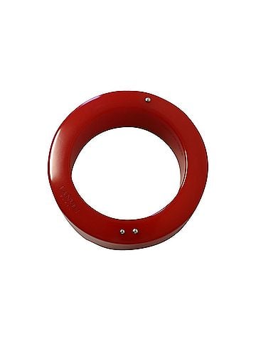 Lanvin Lanvin Plexiglass Bangle Bracelet in Red Plastic (view 2)