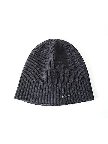 Burberry Burberry Knitted Beanie in Black Cashmere (view 1)