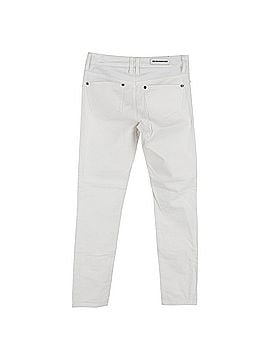 Burberry Burberry Straight-Leg Jeans in White Cotton (view 2)