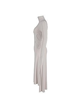 Victoria Beckham Victoria Beckham Cutout Midi Dress in Bone Viscose (view 2)