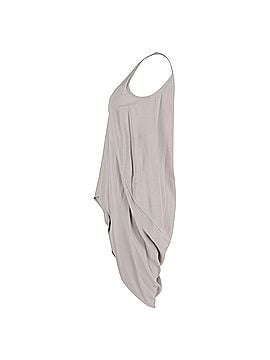 Rick Owens Rick Owens Draped Tunic Long Top in Grey Viscose (view 2)