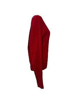 Isabel Marant Isabel Marant Amy Knitted V-Neck Sweater in Red Cashmere (view 2)