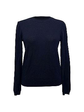 A.P.C. A.P.C. Knitted Crewneck Sweater in Navy Blue Merino Wool (view 1)