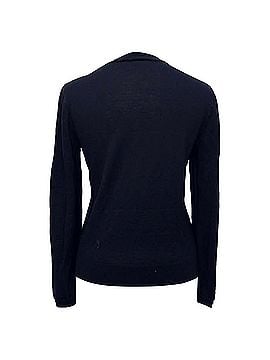 A.P.C. A.P.C. Knitted Crewneck Sweater in Navy Blue Merino Wool (view 2)