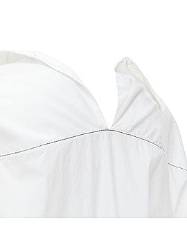 MARNI Marni cotton stitching deconstructed collar overd shirt (view 2)