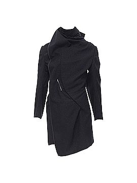 Comme des Garçons Runway Comme Des Garcons 1999 pinstripe wool wrap coat (view 1)