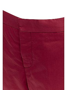 MARNI Marni cotton linen minimal classic wide cropped pants (view 2)