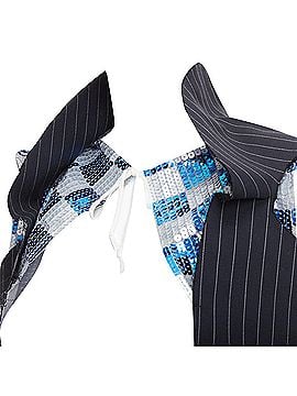 Comme des Garçons Comme Des Garcons Checkered Sequin Wool Trim Vest (view 2)