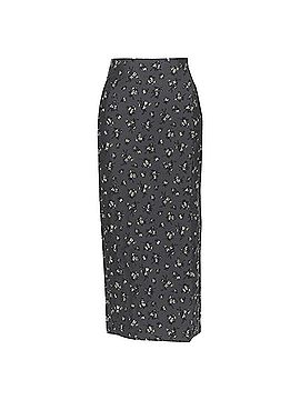 Brock Collection Brock Collection floral cloque dart knitee length pencil skirt (view 1)