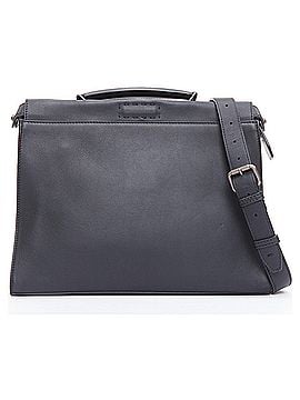 Fendi Fendi black leather bug monster crossbody briefcase (view 1)