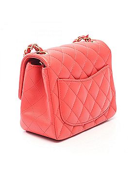 Chanel Chanel Mini Matelassé Shoulder Bag/Handbag, Lambskin Leather, Women's, Pink (view 2)