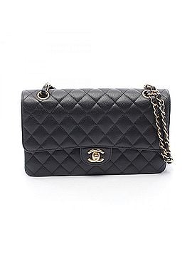 Chanel Chanel Matelassé Double Flap Shoulder Bag/Handbag, Caviar Leather (Grained Calfskin), Women's, Black, A01112 (view 1)