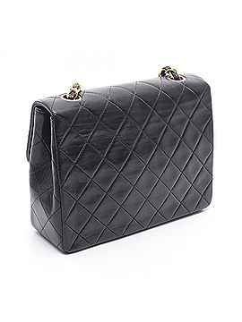 Chanel Chanel Mini Matelassé 20 Shoulder Bag/Handbag, Lambskin Leather, Women's, Black (view 2)