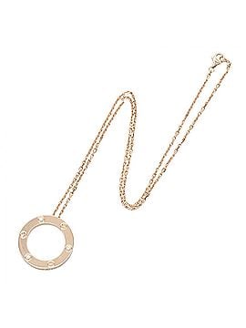 Cartier Cartier Love Necklace 3PD Jewelry 18KPG (Pink Gold) Diamond Women's Gold Tone Clear B7014700 (view 2)