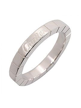 Cartier Cartier Lanieres Ring, 18K White Gold (18KWG), Women's Silver Tone (view 1)