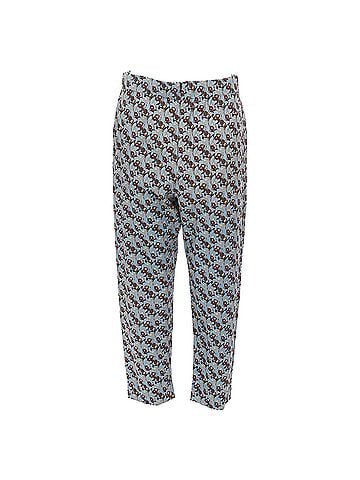 MARNI Marni Silk Floral Drop Crotch Casual Cropped Pants (view 1)