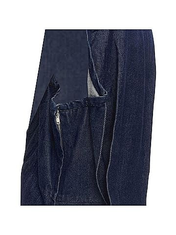 Comme des Garçons Comme Des Garcons denim pinched seam square neck dress (view 2)