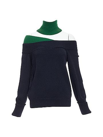 Monse Monse merino wool asymmetric cut out sweater (view 1)