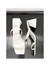 Jeffrey Campbell White Heels Size 8 1/2 - photo 3