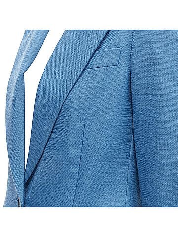 Stella McCartney Stella McCartney wool rubberised buttons blazer jacket (view 2)