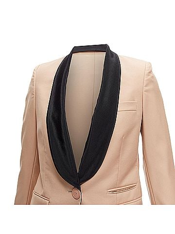 Stella McCartney Stella McCartney wool shawl collar multi pocket tux blazer (view 2)