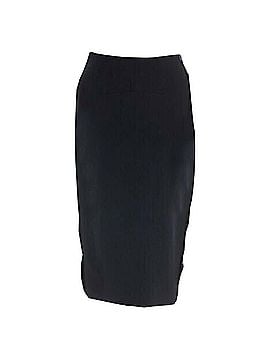 Victoria Beckham Victoria Beckham silk wool trimmed side pencil skirt (view 2)