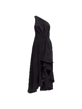Dion Lee Dion Lee silk one shoulder drape asymmetric ruffle dress (view 1)