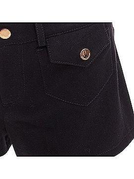 Kea and Joby Valentino wool blend g logo buttons mini shorts (view 2)