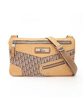 Christian Dior Christian Dior Dior Street Chic Trotter Shoulder Bag/Handbag, Canvas and Leather, Women's, Beige (view 1)