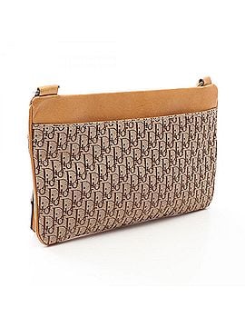 Christian Dior Christian Dior Dior Street Chic Trotter Shoulder Bag/Handbag, Canvas and Leather, Women's, Beige (view 2)