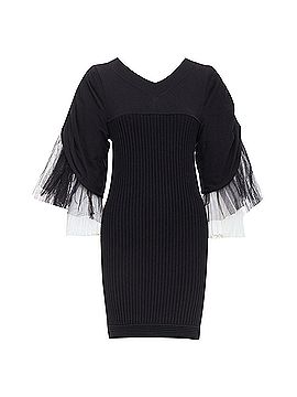 Chanel Chanel cotton puff tulle sleeve dress (view 1)
