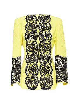 Christian Lacroix Christian Lacroix cotton floral jacquard lace padded jacket (view 1)