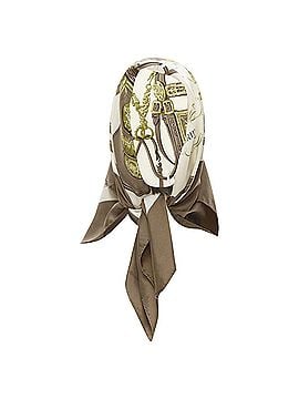 Hermès Hermes Hugo Grygkar Brides de Gala print silk scarf (view 1)