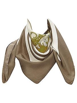 Hermès Hermes Hugo Grygkar Brides de Gala print silk scarf (view 2)