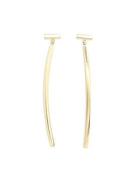 Tiffany & Co. Tiffany &amp; Co. T Bar Earrings, 18K (Yellow Gold), Women's Jewelry, Gold Tone (view 1)