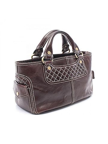Céline Celine Boogie Bag Handbag, Leather, Women's, Brown (view 2)